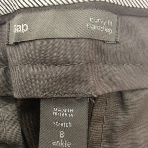 Brown Chino Curvy flare fit cotton pants - Picture 2 of 3